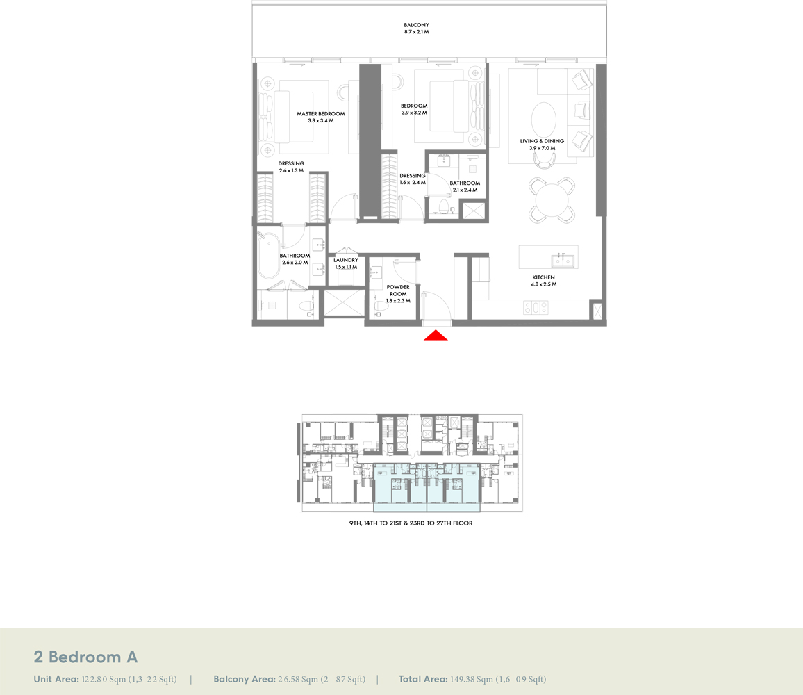 2 Bedroom